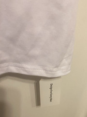 Ouku Mens size large Racerback Polyester blend stretch flat knit White NWT