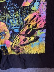 Star Wars “The Mighty Vader” Comic Book Theme Splatter T-Shirt Adult Size Large