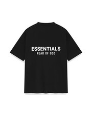 Fear of God Essentials Classic Tee ‘Jet Black’ M Size Oversized T-Shirt SS25
