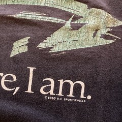Vintage 90s Al Bundy I Fish Therefore I Am 1990 Graphic Lee T Shirt Mens Size LG