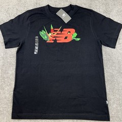 NEW BALANCE Coqui Frog Graphic T-Shirt Black Crewneck Logo Men’s Size Large NWT