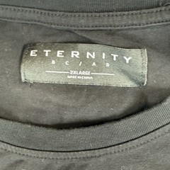 ETERNITY BC/AD BAPE Shark Mouth Embroidered Mouth T-Shirt Black 2XL