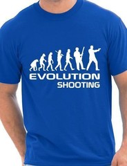 Evolution Of Shooting Sport Mens T-Shirt Gift Size S-XXL
