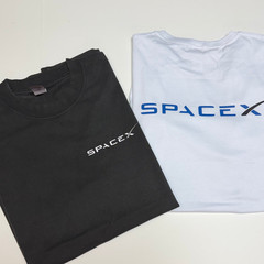 Space X Front & Back Print Vintage Premium Tee