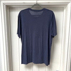 Under Armour T-Shirt Men’s Large Blue Short Sleeved Loose Fitting Heat Gear Top