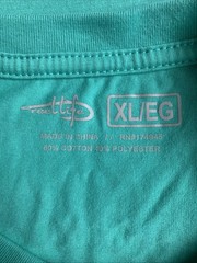 Reel Life Men’s Short Sleeve Graphic Tee Size Large Teal