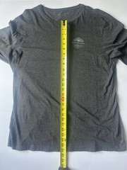 Men’s Travis Mathew Gray Long Sleeve Logo Crewneck T Shirt Size XXL