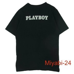 Hysteric Glamour Playboy Rabbit Head T-Shirt S Black Short Sleeve Used