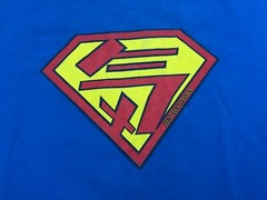 ZEN MECHANICS SUPER LOGO T SHIRT MENS MEDIUM BLUE RED YELLOW OLD SCHOOL WISDOM M