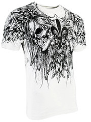 Xtreme Couture By Affliction Men’s T-shirt Gather Biker Wings S-6XL