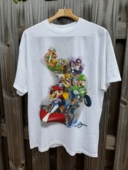 Nintendo Wii 2008 T Shirt Mario Kart Delta Tag Size Large NWT