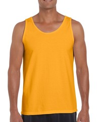 GILDAN HEAVY COTTON TANK TOP – SIZE: MEN S – ORANGE