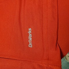 Athletic Works Shirt Mens Medium Red DriWorks Performance Jersey Tee Lightweight
