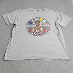 Bad Boy Family Reunion Tour Shirt Mens 2XL Gray Puff Daddy Rap Concert Hip Hop