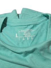 World Wide Sportsman Since 1967 Bass Teal Double Sided Pocket T-Shirt Large