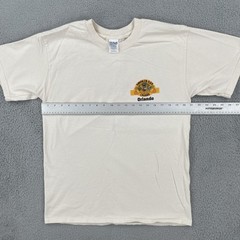 Vintage Gildan L Ivory White T Shirt Smokin Ass Cigars Orlando Fine Leaf Tobacco