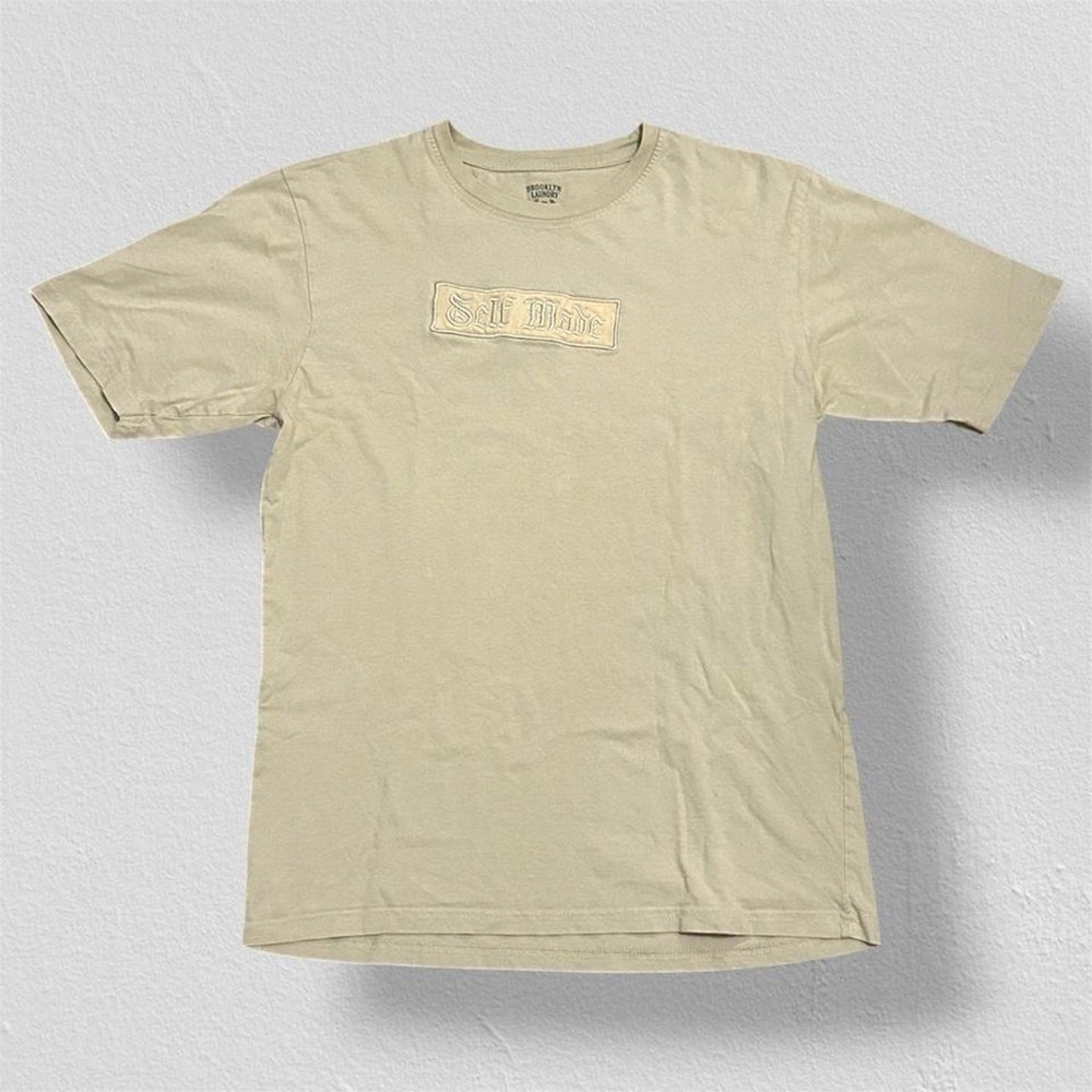Brooklyn Laundry Men’s “Self Made” Tan Streetwear Graphic T-Shirt