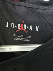 Nike Air Jordan Jumpman Logo Shortsleeve T-Shirt Black Unisex Size XL NWOT