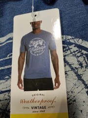 Weatherproof Vintage Gray, Blue And, Green Available From S To XXL 14.99 Each.