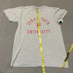 Vintage 00S Mv Sport Mens T-Shirt Size L Light Grey Texas Tech University