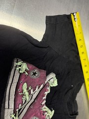 Converse Boys T-Shirt Black Lizard Gecko Sneakers Graphic Tee Size Medium 10-12