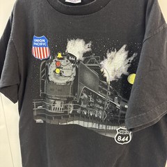 Vintage UNION PACIFIC Challenger Engine 844 DAYLIGHT SALES T-SHIRT M Railroad