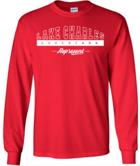 Lake Charles Louisiana T-Shirt Long Sleeve Graphic tee