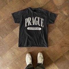 Prague Czech Republic vintage souvenir classic tee old town