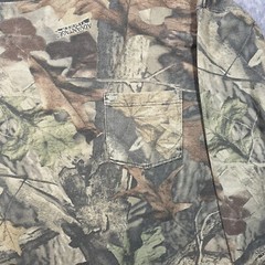 Vintage Wrangler Rugged Wear Mens XXL Advantage Camo Pocket T-Shirt Long Sleeve