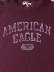 American Eagle Thermal Waffle Preppy Super Soft Graphic Shirt Mens Sz M