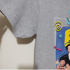 Saved by the Bell Drip Fit Y2K 90s Main Character Energy Anemoia Graphic Tee Med