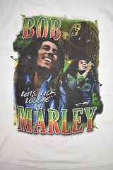 Zion Rootswear Mens Bob Marley Roots, Rock, Reggae White Shirt New S, XL