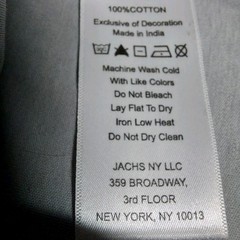 Jachs New York Men’s Tri-Blend Soft Shirt Size Large Grey Machine Washable