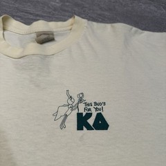 Vintage 80s Kappa Delta Sorority Single Stitch Formal Shirt XL USA 1987