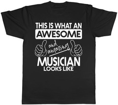 This is what an Awesome & Amazing Musician Looks Like Mens Short Sleeve T-Shirt