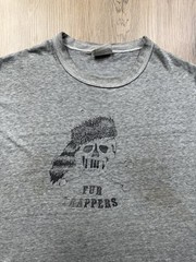 80’s VINTAGE Fur Trappers Jam Band Grey T-Shrit Size XL 5050 Skull Jolly Roger’s