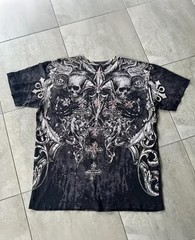 Men’s L T-Shirt Y2K Printed American Style Trendy Street Hip Hop Retro Loose Fit