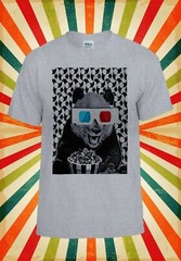 3D Glasses Panda Cinema Popcorn Funny Men Women Vest Tank Top Unisex T Shirt 593