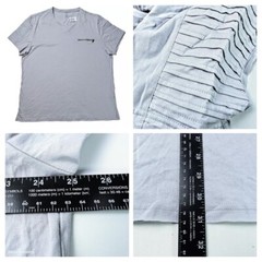 Inc Fashion 2XL Men’s T Shirt Light Grey Cotton Zipper Comfort Rare Luxe New