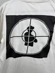 Vintage Public Enemy Shirt Large 1980s White