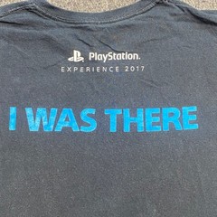 Gildan PlayStation Experience 2017 Shirt XL God of War Mens Black Graphic Tee