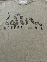 Coffee or Die Snake Black Rifle Coffee Company Olive T Shirt Men’s Small