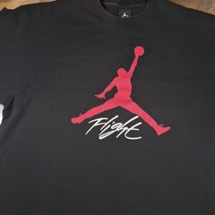 Vintage Nike Air Jordan Jumpman Shirt Mens Large Black Center Logo Y2K 2000s