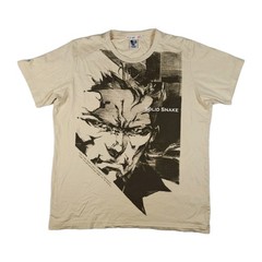 Uniqlo Metal Gear Solid 25th Anniversary Solid Snake Beige Graphic Tee Size L