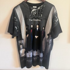 Vintage 90s The Beatles Hey Jude All Over Print AOP Shirt