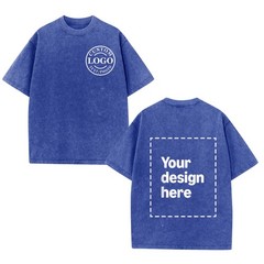 Husband Birthday Gift Custom Photo Quote Washed Cotton T-shirt