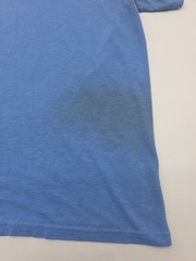 Reebok T-Shirt Men Medium Blue Logo Cotton Polyester Tee.#40832