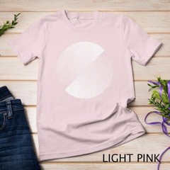 Minimal 20s geometric design primitive white circle shape T-Shirt Unisex T-shirt