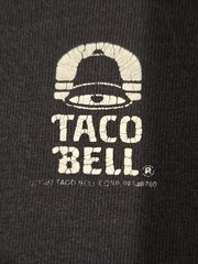 Vintage Taco Bell T-Shirt Black Single Stitch 1993 Bullwinkle Moose Size XXL