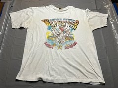 Vintage Sammy Catalena Rodeo Wild West Tour T shirt Adult XL Distressed Aruba